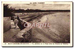 Postcard Old Saint Georges de Didonne general view of taking the path Beach V...