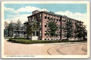 East Liverpool Ohio 1919 Postcard City Hospital