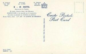 Canada, Quebec, Montreal, B-M Motel, Multi View, UNIC No. 32287-B