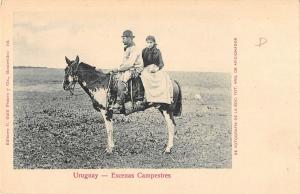 BR94810 Country scenes horse riding types folklore costumes  uruguay