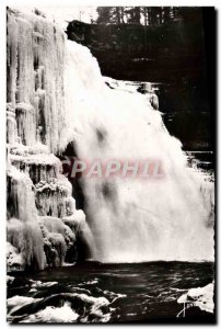 Modern Postcard Frontiere Franco Suisse Villers Le Lac Le Saut Du Doubs in wi...