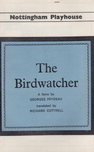 The Birdwatcher Christopher Hancock Eastenders Nottingham Theatre Programme