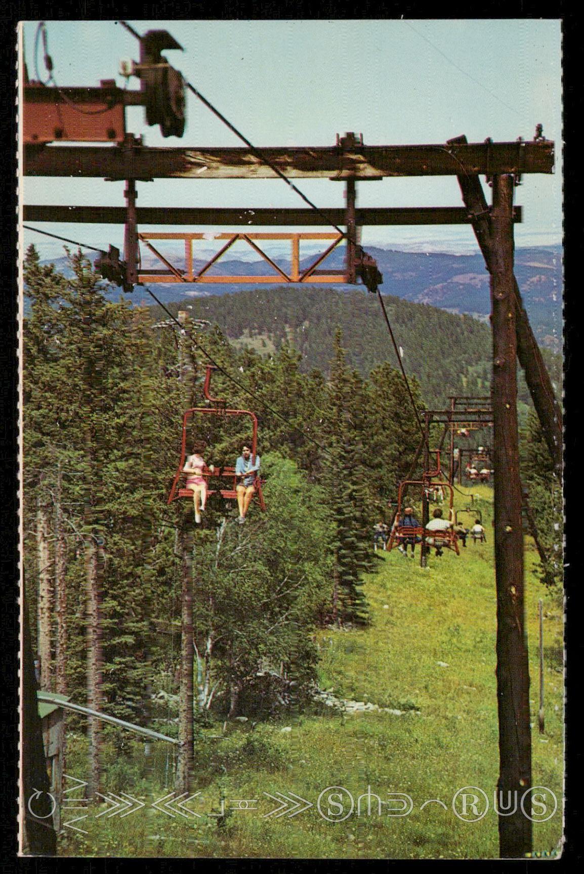 Terry Peak Chair Lift Black Hills, S. D. United States South