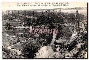 Old Postcard Garabit (Cantal) Viaduct and the Valley of Truyere Top