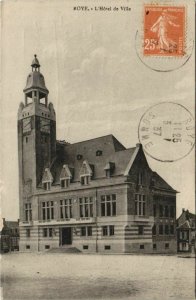 CPA ROYE Hotel de Ville (19353)