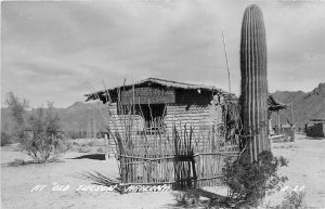 1940s Tucson Arizona Movie Set Tourist attraction RPPC Postcard 25-11413