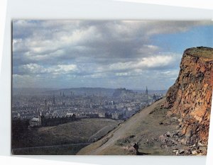 Postcard General View of Edinburgh from Salisbury Crags Scotland