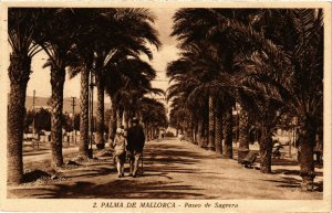 CPA AK Espagne Palma de MALLORCA - Paseo de Sagrera (317826)