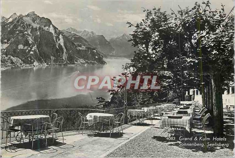 Modern Postcard Seelisberg Grand und Kulm Hotels Sonnenberg