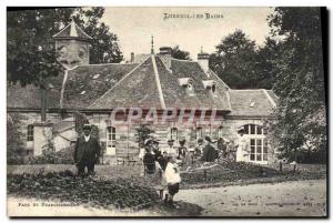 Old Postcard Luxeuil Les Bains Park and establishment