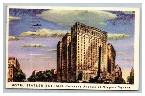 Vintage 1951 Advertising Postcard Hotel Statler Delaware Avenue Buffalo New York