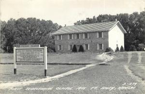 c1950 Real Photo Postcard; First Territorial Capitol, Ft. Riley KS LL.Cook D-239