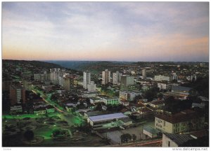 Aerial View, Downtown, Night View, BENTO GONCALVES, Brazil, 50-70's