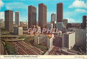 Modern Postcard Los Angeles downtown the harbor freeway