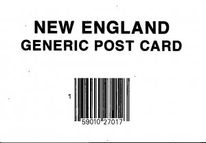 Humour New England Generic Post Card