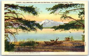 Postcard - Yellowstone Lake And Colter Peak, Yellowstone National Park - CA