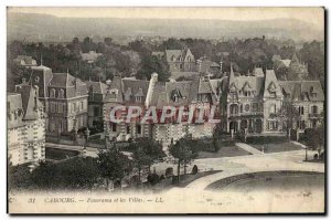 Old Postcard Panorama Cabourg and Villas