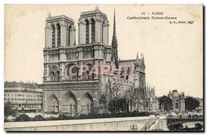 Paris Old Postcard Notre Dame