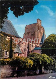 Postcard Modern Cormery (I and L) The Benedictine Abbey founded in 791 and To...