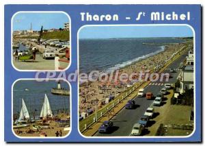 Postcard Modern Tharon beach Saint Michel Chef Chef beach and harbor