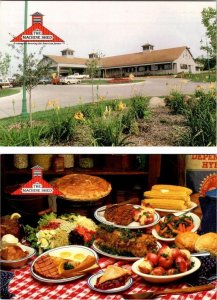 2~4X6 Postcards  Advertising  THE MACHINE SHED RESTAURANT & GIFT SHOP  Roadside