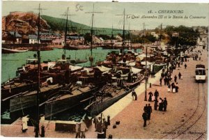 CPA CHERBOURG - Le Quai Alexandre III et le Bassin du Commerce (589207)