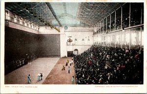 Postcard Cuba Havana Jai Alai Hall Athletes Audience ~1905 M49