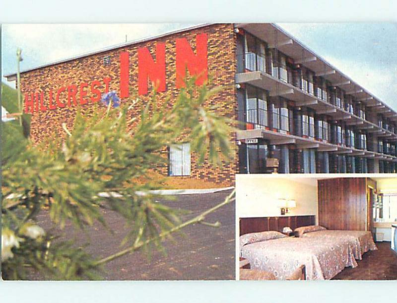 Unused 1980's HILLCREST INN MOTEL White Pine Tennessee TN s2640