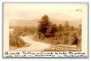 Vintage 1944 RPPC Postcard Mt. Kearsarge East Andover New Hampshire