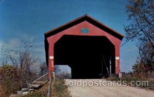 Putnam County, Indiana USA Old Raccoon Bridge Unused 