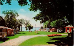 Lakeside Motor Court Barrie ON Ontario Unused Vintage Postcard D70