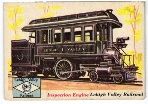 13768  Topps Chewing Gum Card, Railroad Series, No. 35, Lehigh Valley Railroad