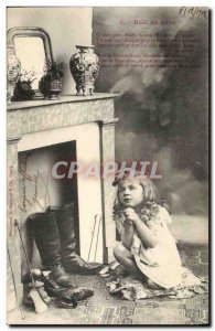 Old Postcard Fun Children Christmas Baby