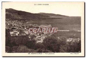 Old Postcard Monaco Vue Generale