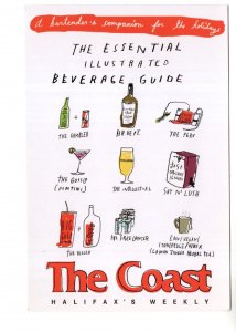 Coast Newspaper Holiday Beverage Guide, Halifax, Nova Scotia, Used 2009