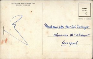 Haskell Coffin - Beautiful Woman w/ Tennis Racket c1910 Postcard