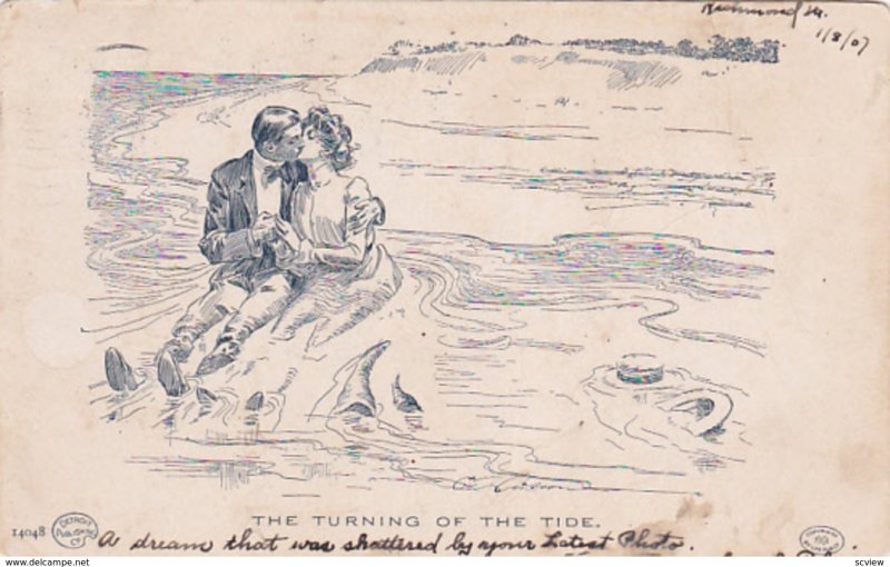 Couple on Beach , 1907