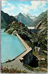 Hotel Grinsel Hospiz Mit Zinkenstocken Und Finsteraarhorn Switzerland Postcard