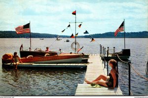 New Jersey Morris County Boat Dock On Budd Lake