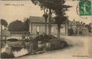 CPA CONTY Pont sur la Selle (25496)