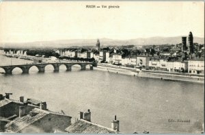 Vue Generale Macon France Postcard