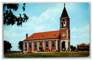 Vintage 1960's Postcard Panoramic St. Elias Maronite Church Birmingham Alabama