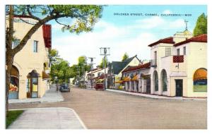 Dolores Street, Carmel, CA Postcard *5F(2)27