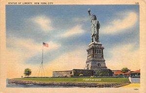 Statue of Liberty New York City, USA 1946 Ink Stamp 