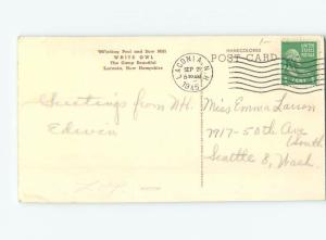1940's WHITE OWL CAMPGROUND Laconia New Hampshire NH c3960