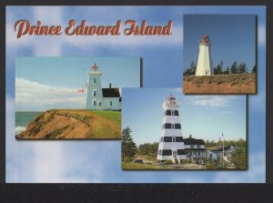 PEI Lighthouses - Left Woods Island, Sea Cow Head, West Point ~ Cont'l