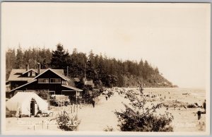 Crescent Beach British Columbia Surrey Canada Stride #33 RPPC Postcard H82