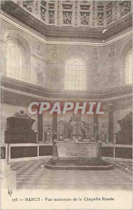 Postal Old Nancy Interior view of the Chapel Card Round
