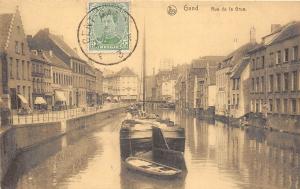 B93590 gand rue de la grue ship bateaux  belgium