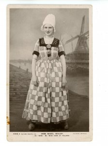 Netherlands - Miss Mabel Sealby as Mina in Miss Hook of Holland RPPC